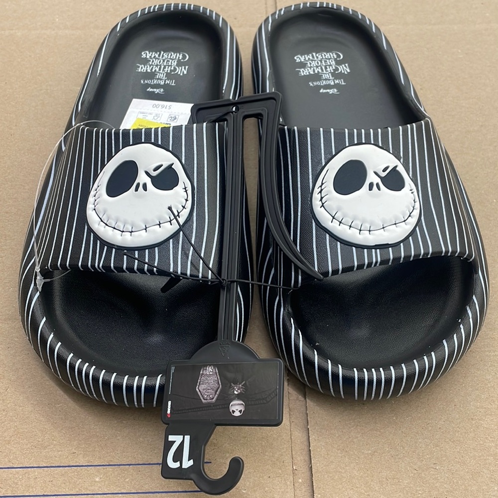Disney Nightmare before Christmas Mens Slides